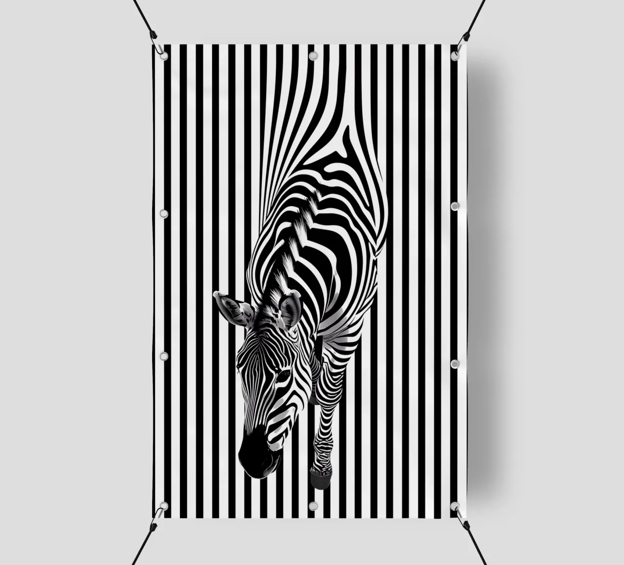 Attraversamento a zebre telo in pvc da Autofocus
