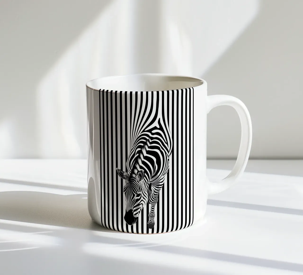 Attraversamento a zebre tazza in ceramica da Autofocus