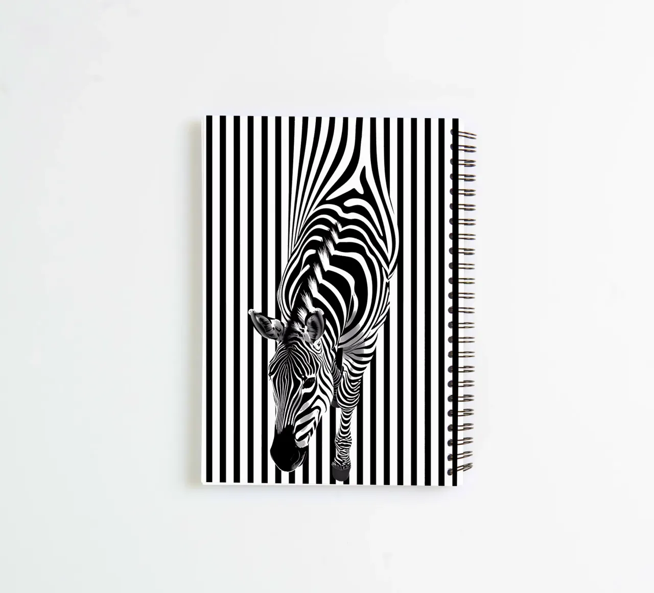 Zebra crossing spiral notebook by Autofocus
