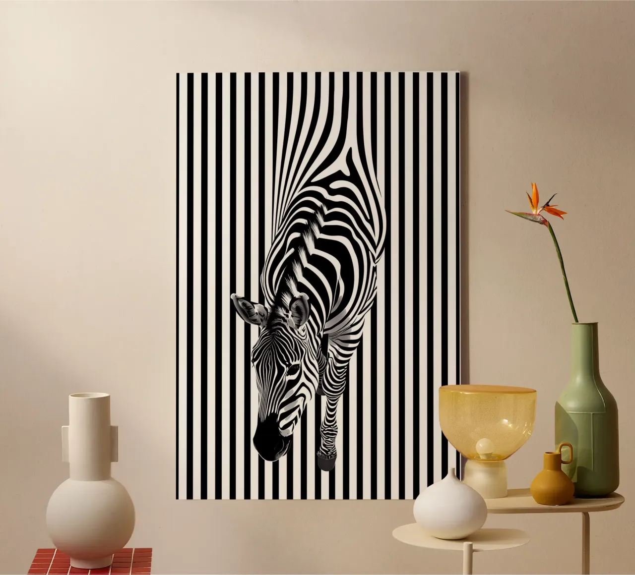 Attraversamento a zebre tela con Cornice a cassetta da Autofocus