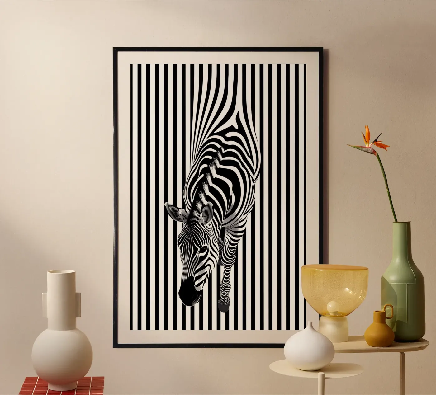 Zebra crossing poster by Autofocus