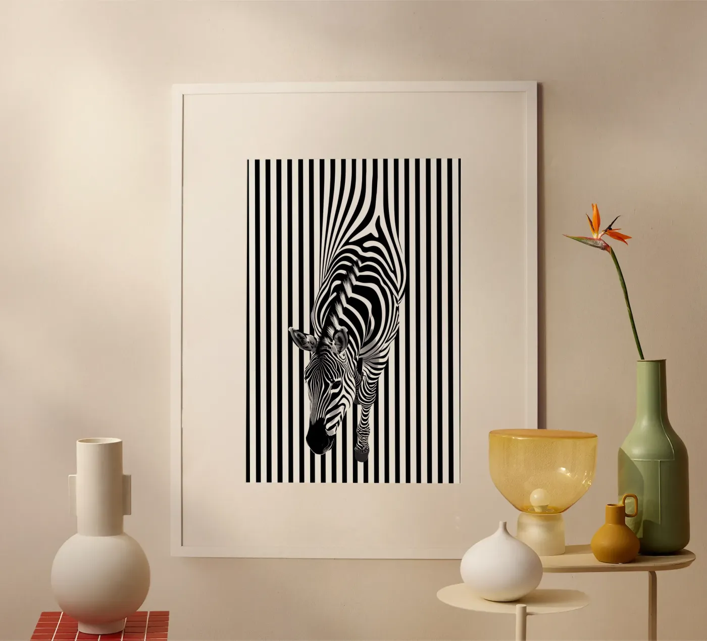 Zebra crossing poster by Autofocus