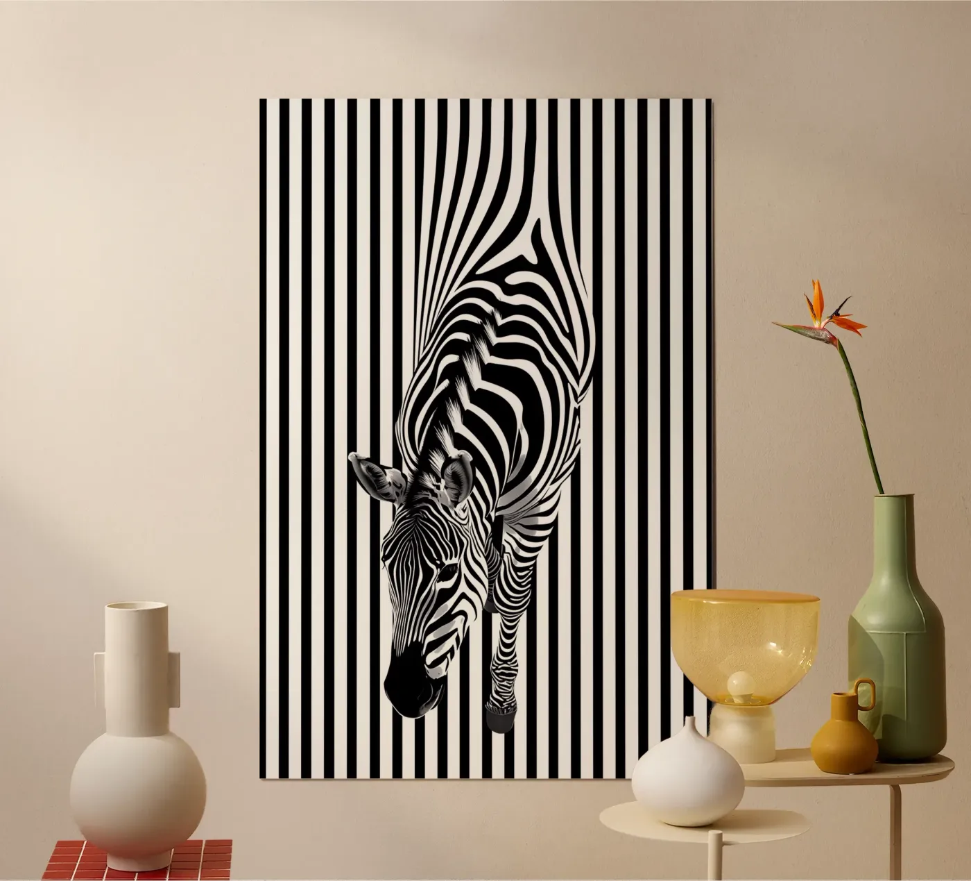 Zebra crossing poster by Autofocus