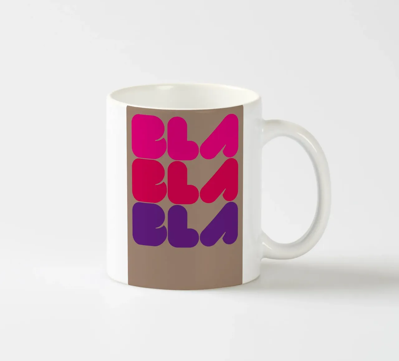 Bla Bla Bla 03 tazza in ceramica da Art Fart