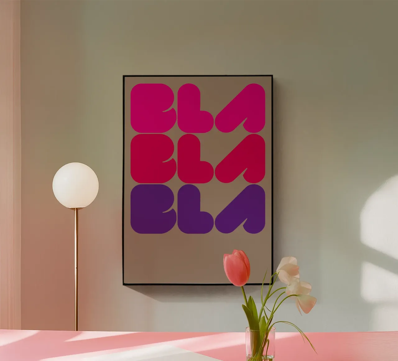 Bla Bla Bla 03 plexiglass da Art Fart