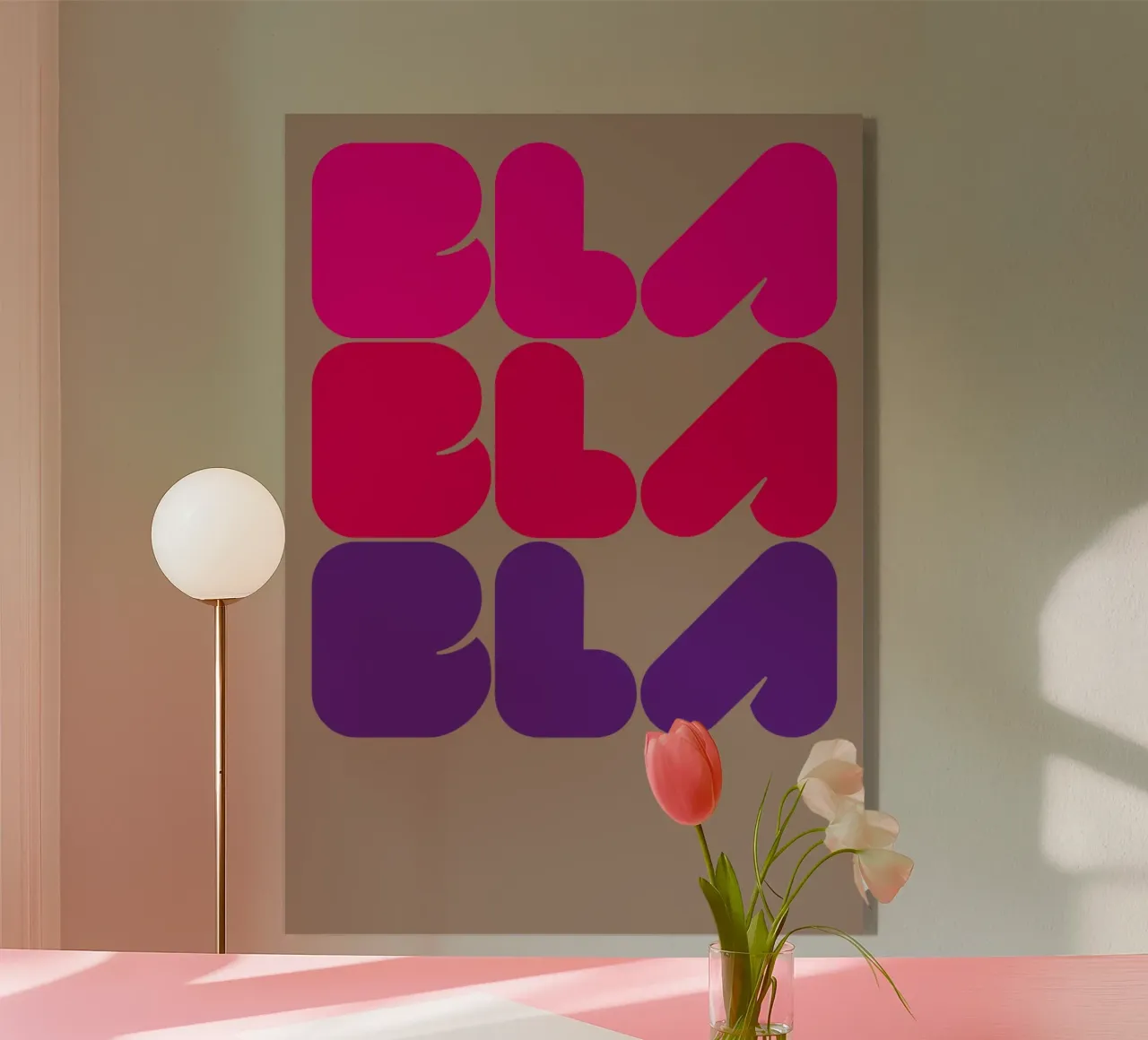 Bla Bla Bla 03 plexiglass da Art Fart