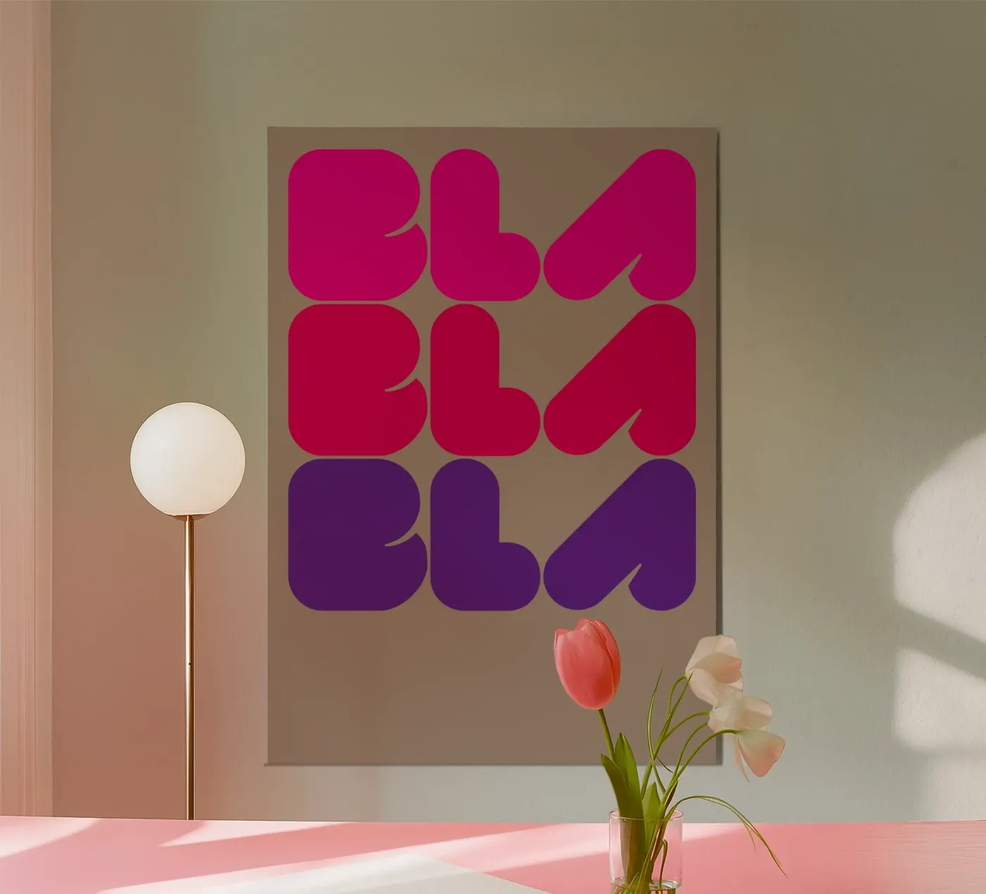Bla Bla Bla 03 poster da Art Fart