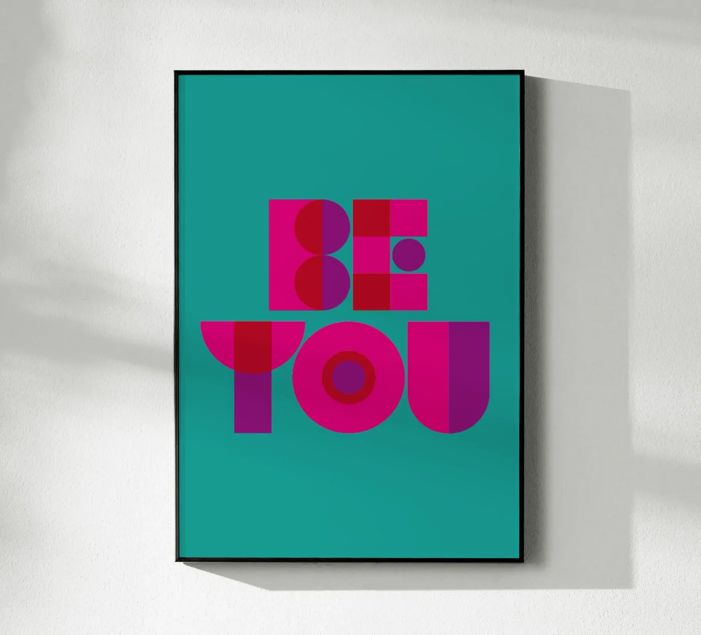 Be you 02 acrylic glass by Art Fart