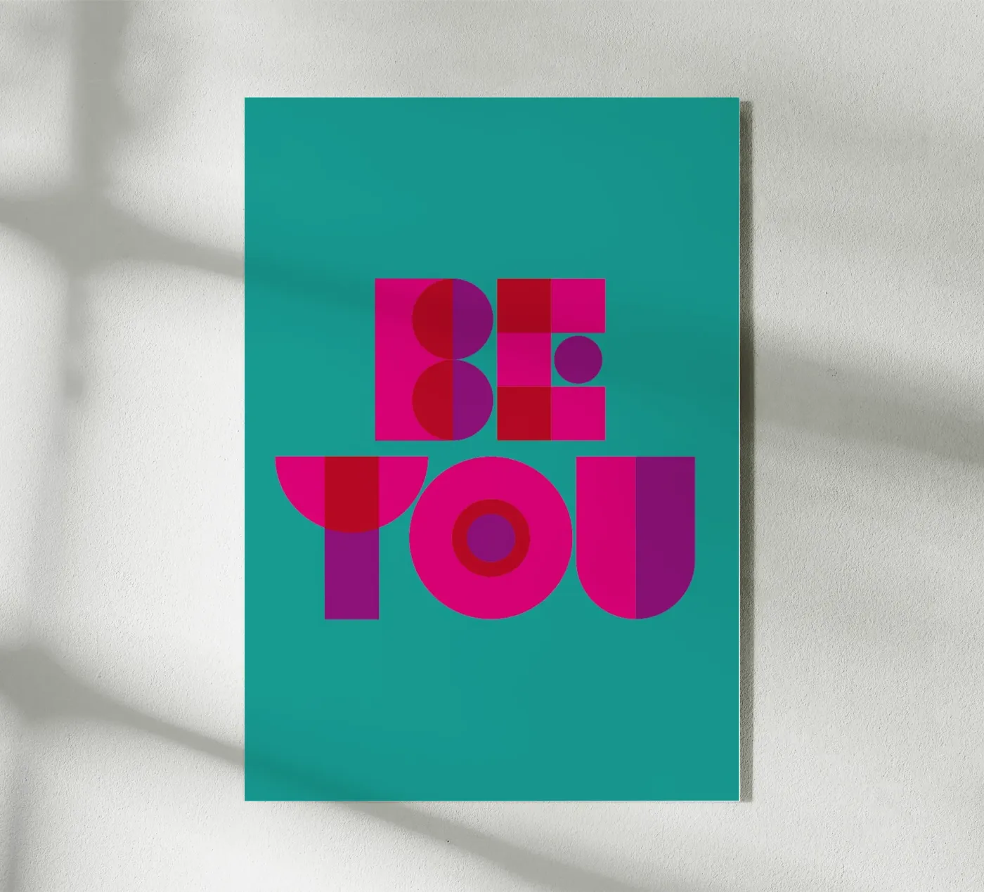 Be you 02 acrylic glass by Art Fart