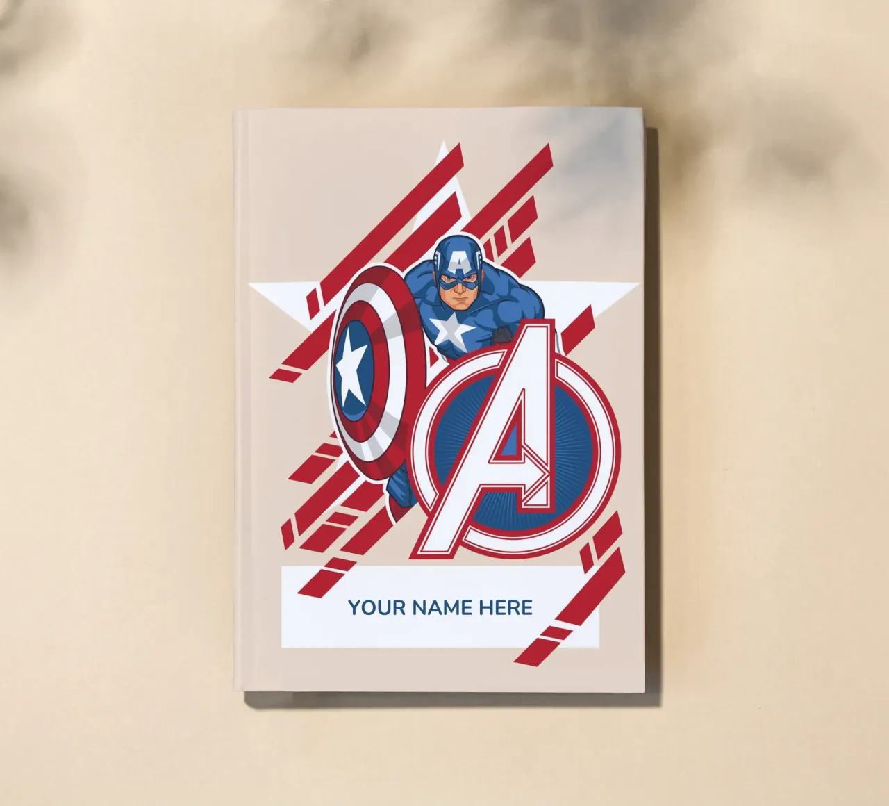 Captain America - Notebook notitieboek van MARVEL Designs by JUNIQE