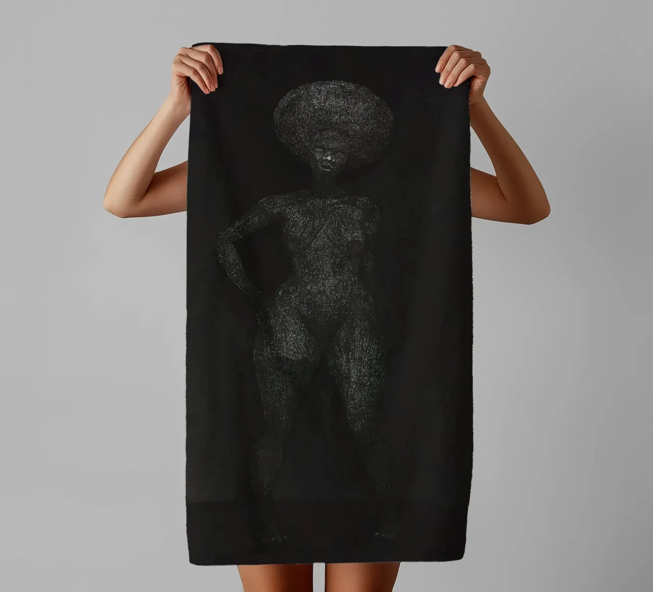 Bride of Frankenstein, 2010 towel by carol shop