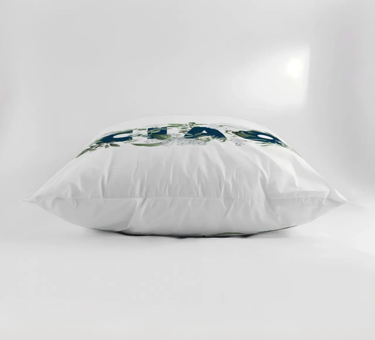 Ciao Fiori e Insetti Blu Bianco cuscino da Studio Frances M