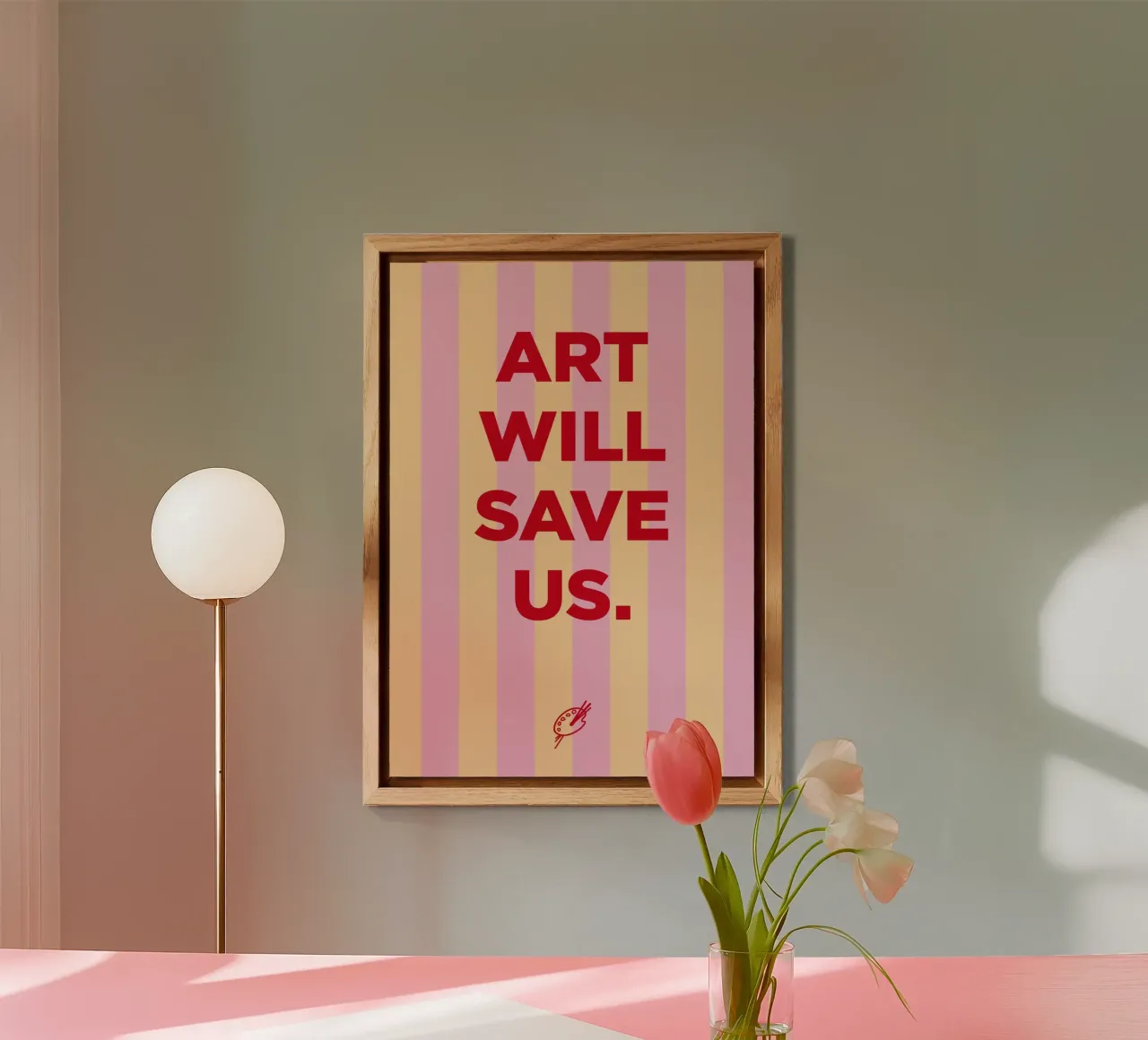 Art will save us. alluminio dibond da Art Fart