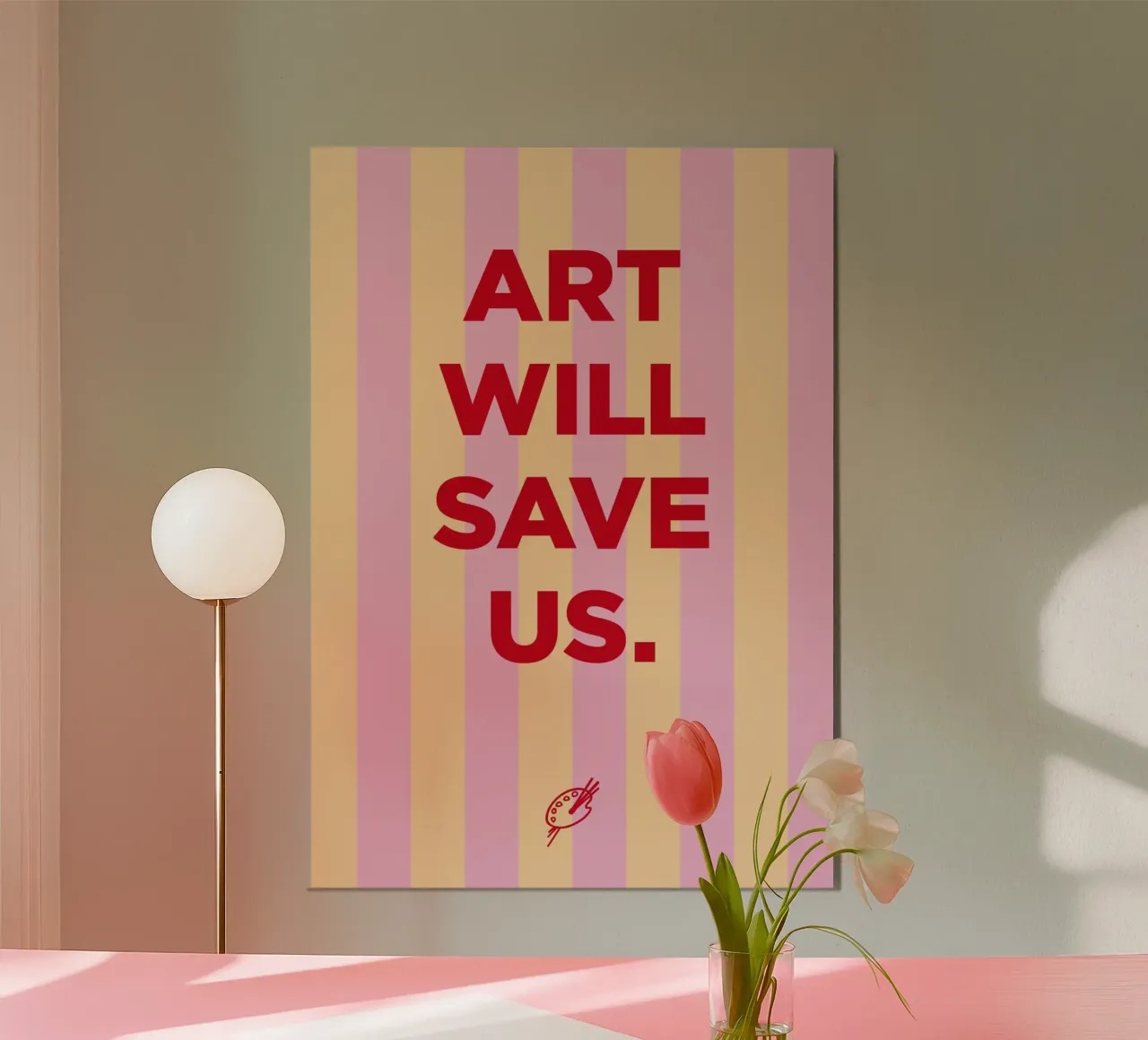 Art will save us. alluminio dibond da Art Fart