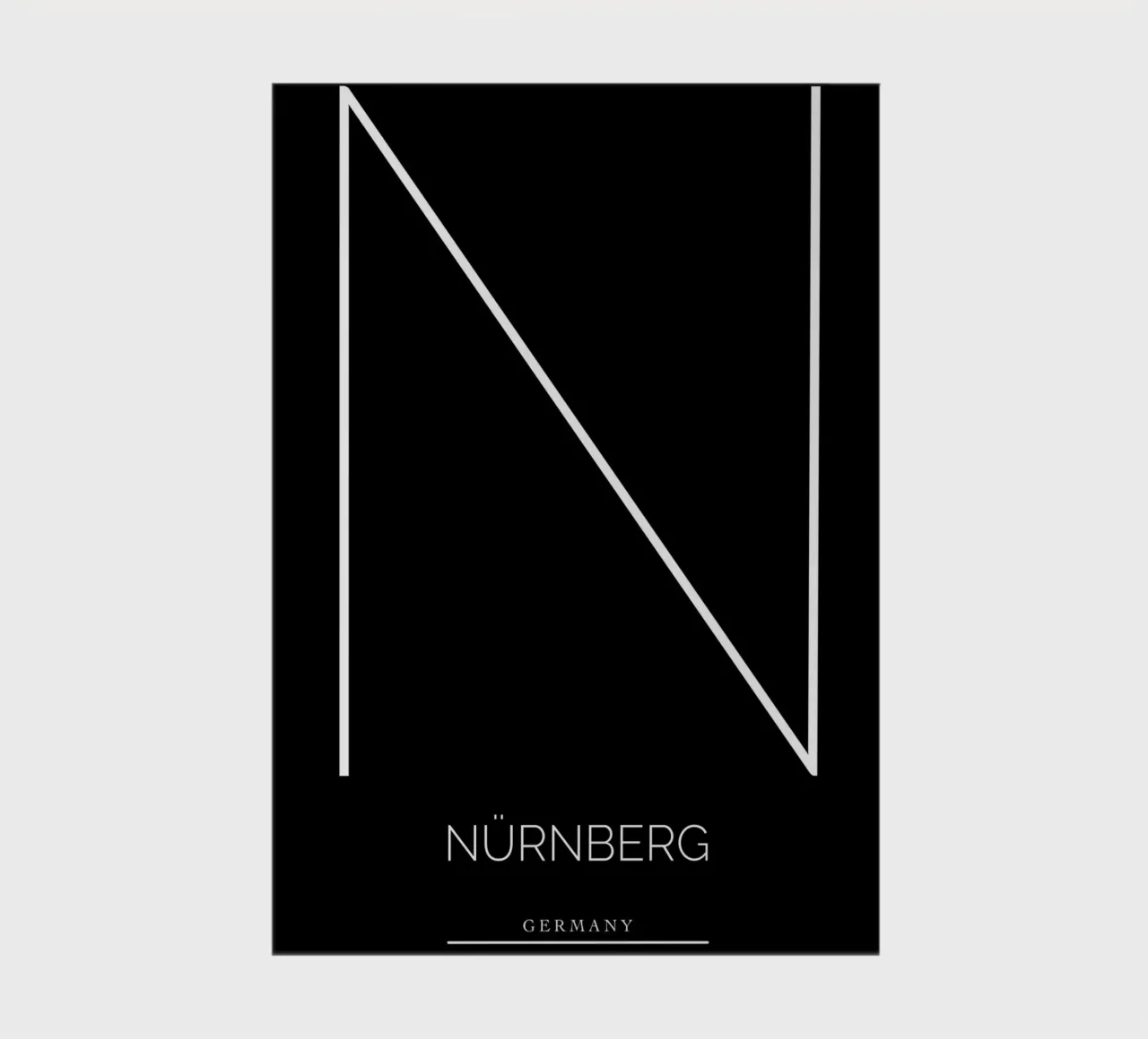 NÜRNBERG -  black notebook by CityLights