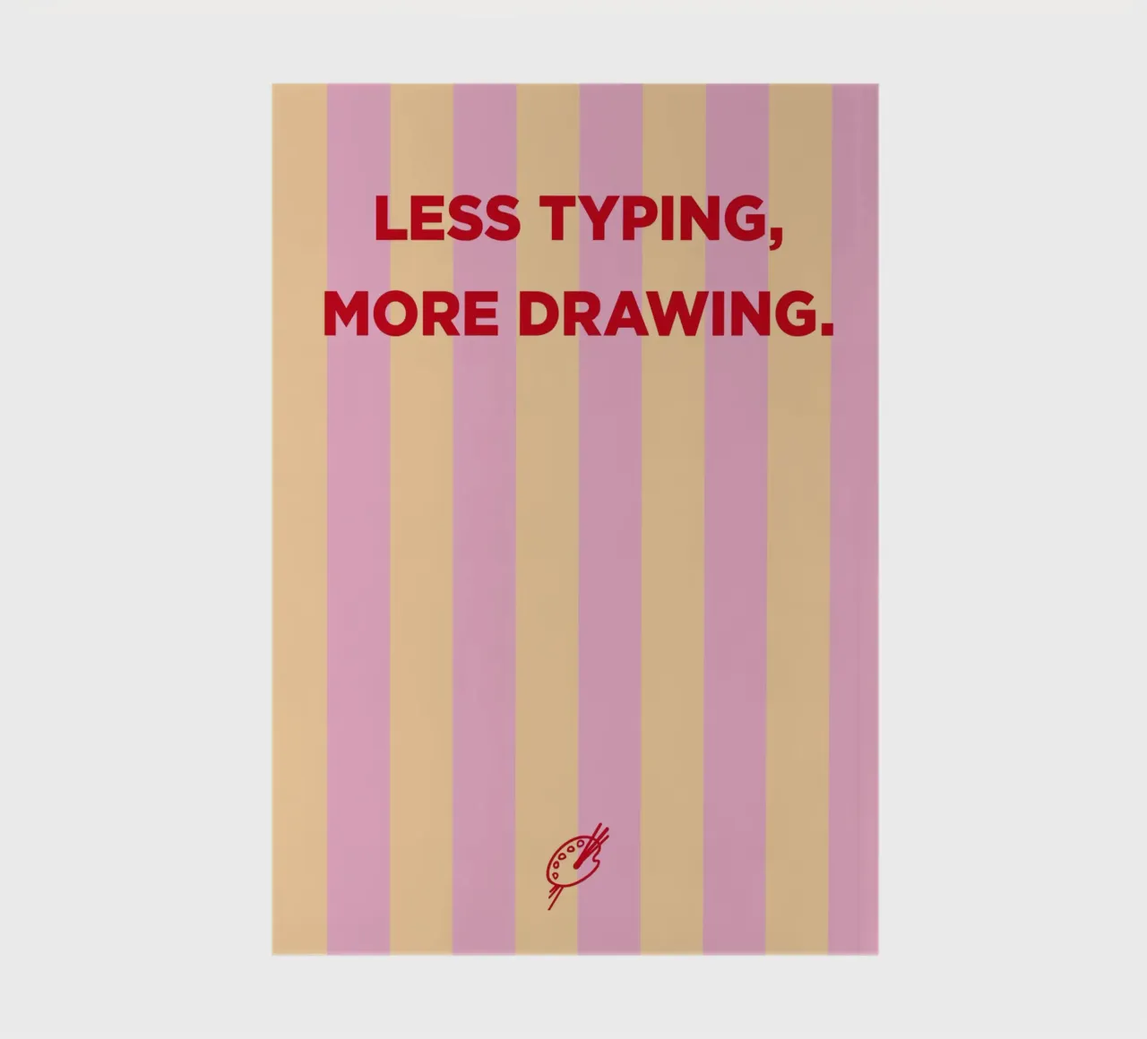 Less typing, more drawing. diario da Art Fart