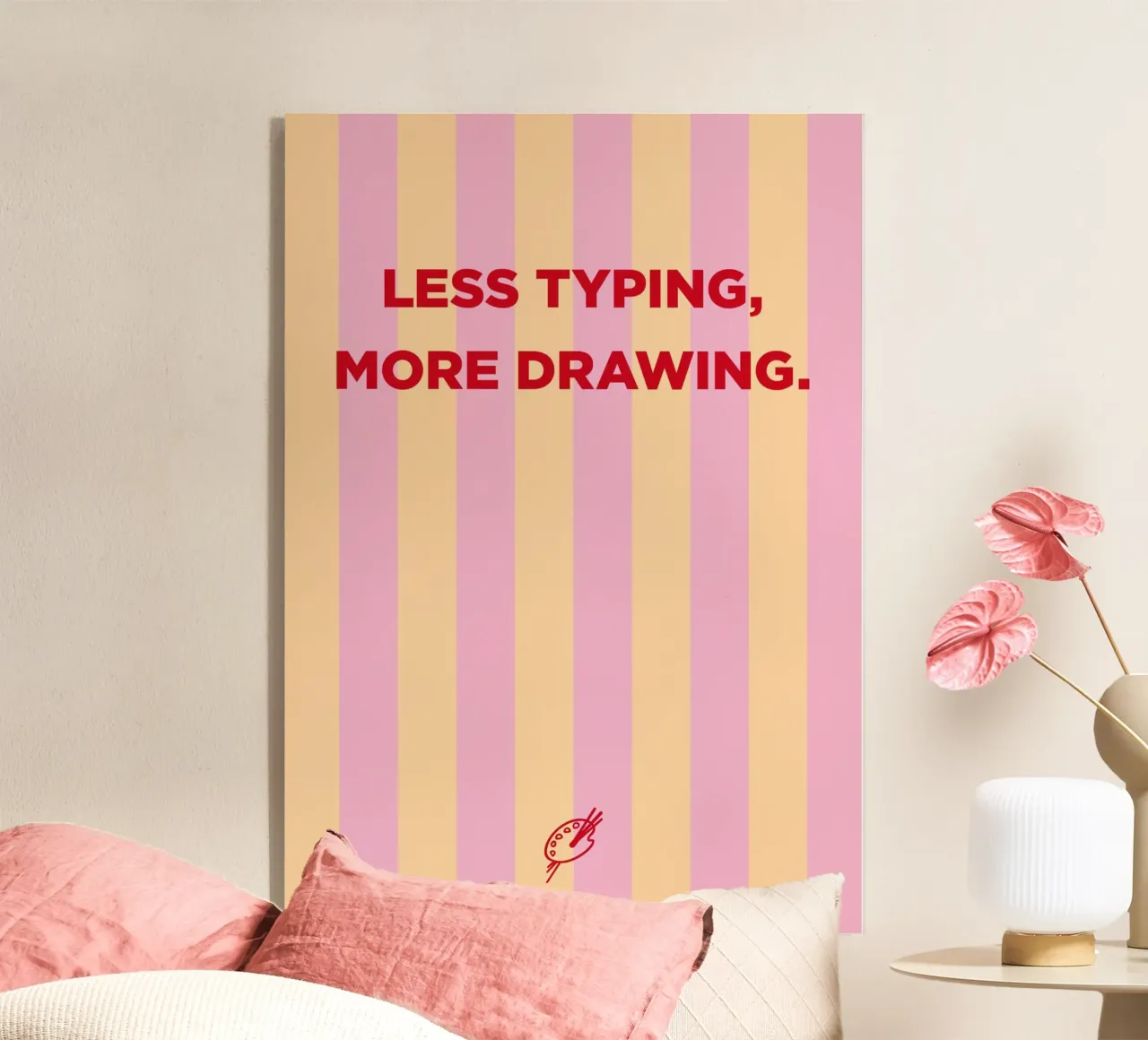 Less typing, more drawing. plexiglass da Art Fart