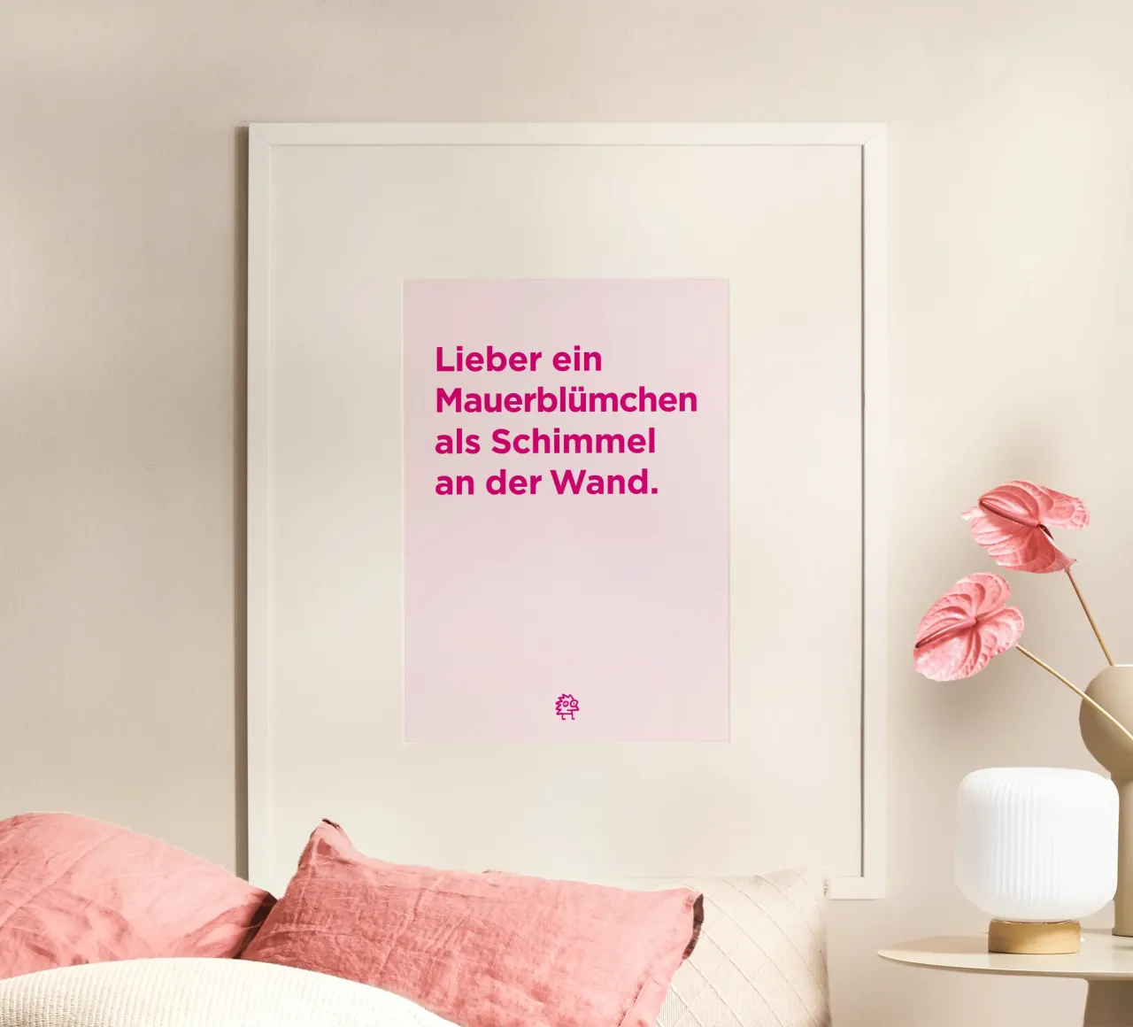 Mauerblümchen poster van Art Fart