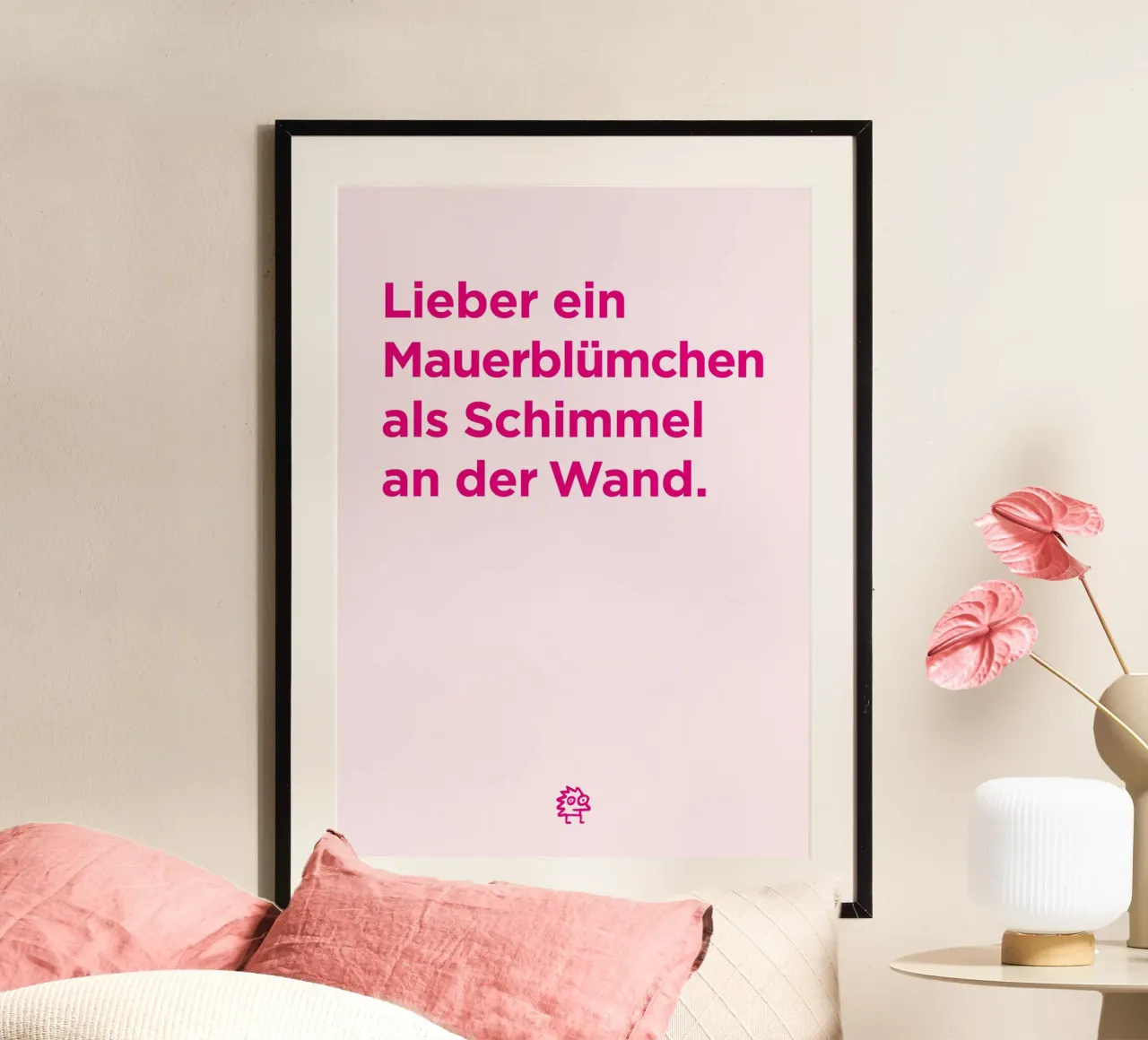 Mauerblümchen poster van Art Fart