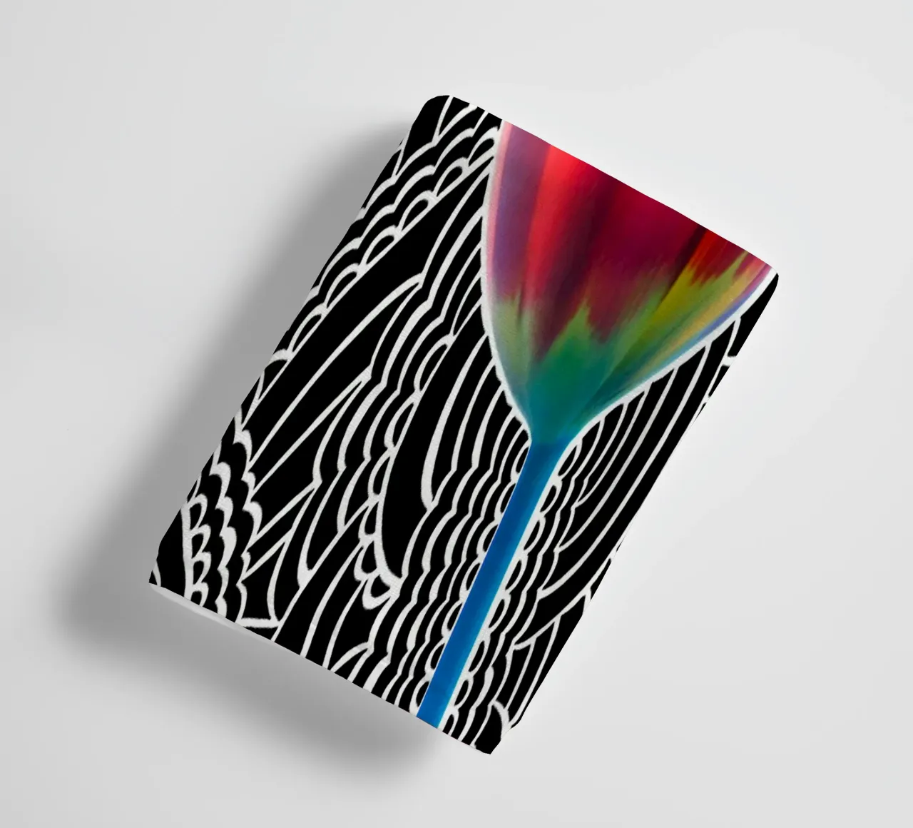 Tulip Drawing Meditation asciugamano da bagno da KP Design