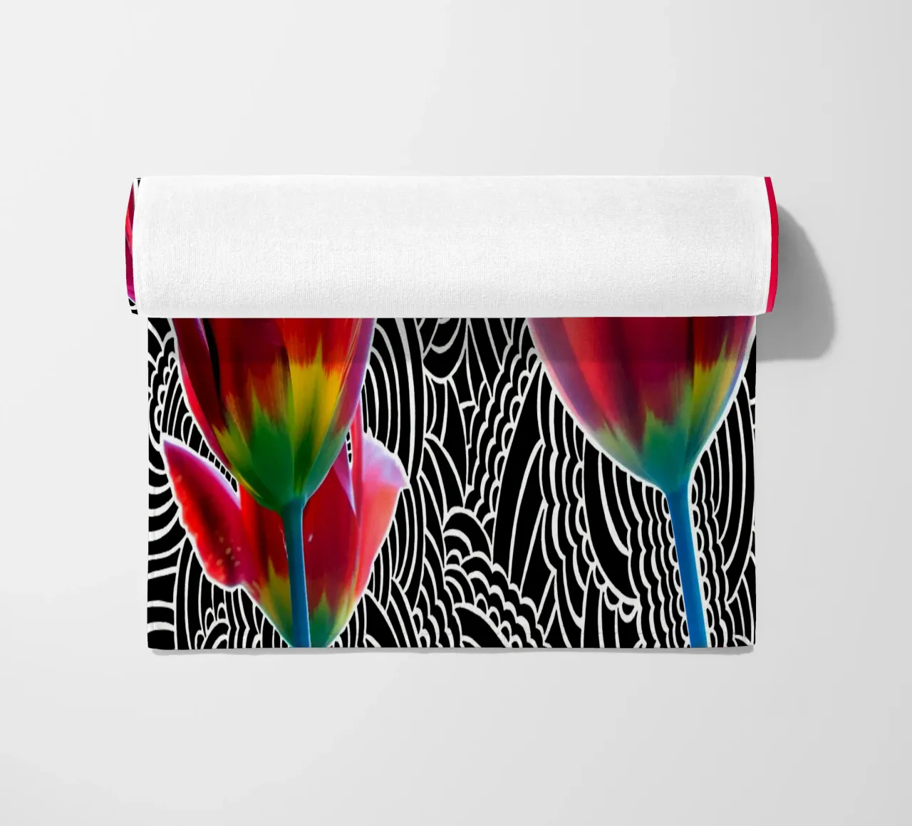 Tulip Drawing Meditation telo mare da KP Design