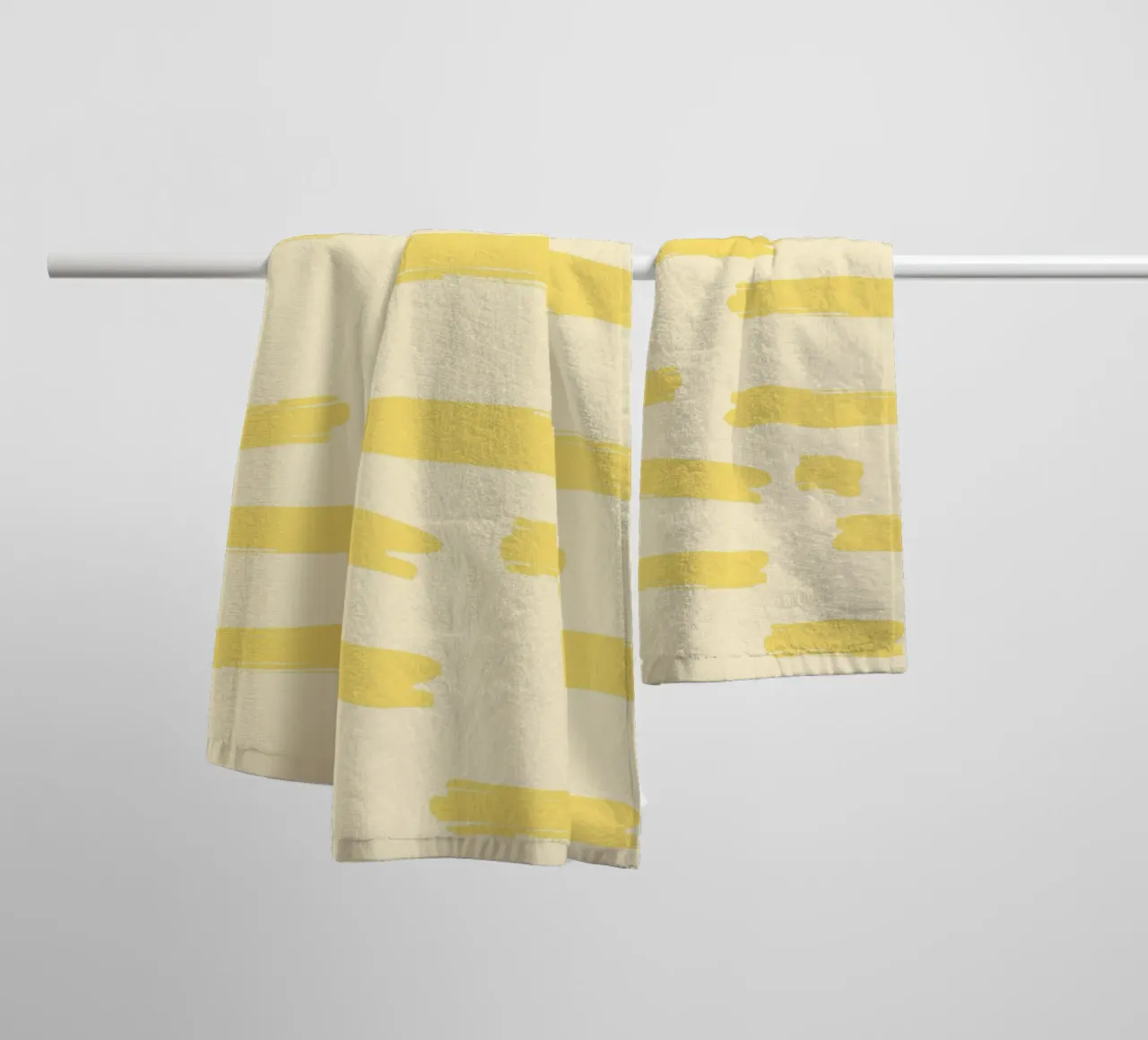 yellow shade line asciugamano da bagno da Bttn
