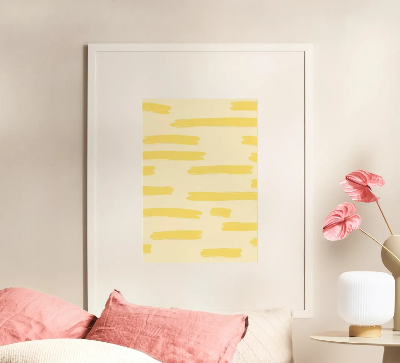 yellow shade line carta hahnemühle da Bttn