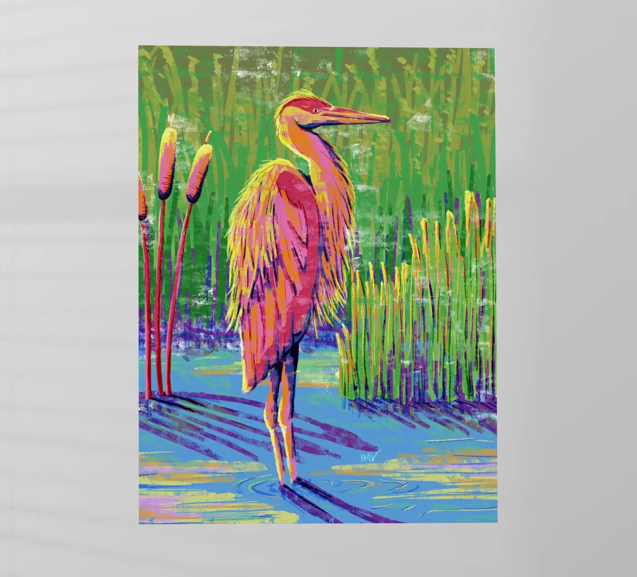 Great Heron #1 pellicola backlit da imvartwork - UK
