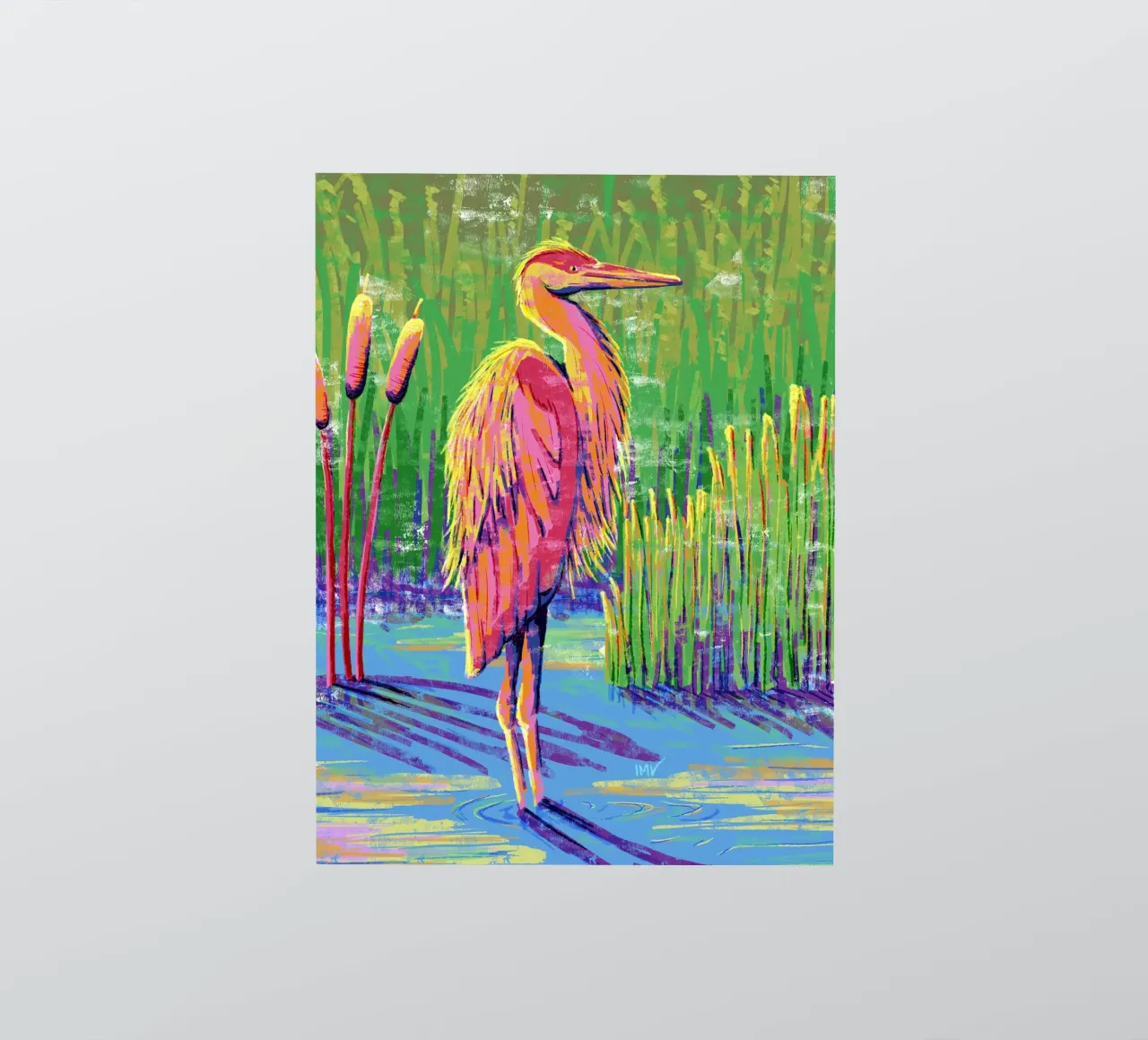Great Heron #1 pegatina de imvartwork - UK