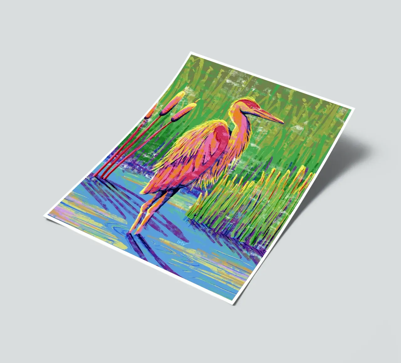 Great Heron #1 sticker sheet by imvartwork - UK
