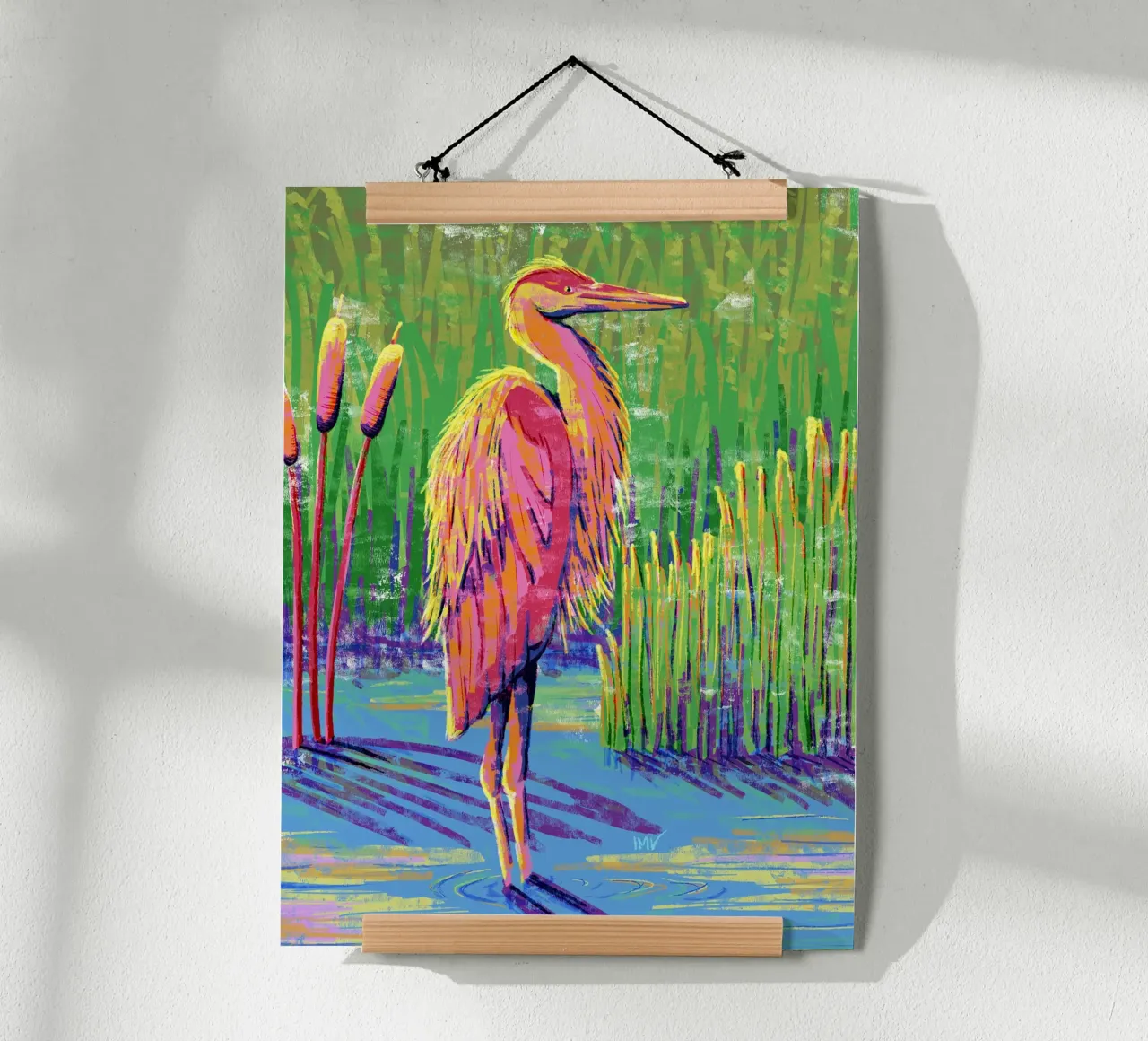 Great Heron #1 carta hahnemühle da imvartwork - UK