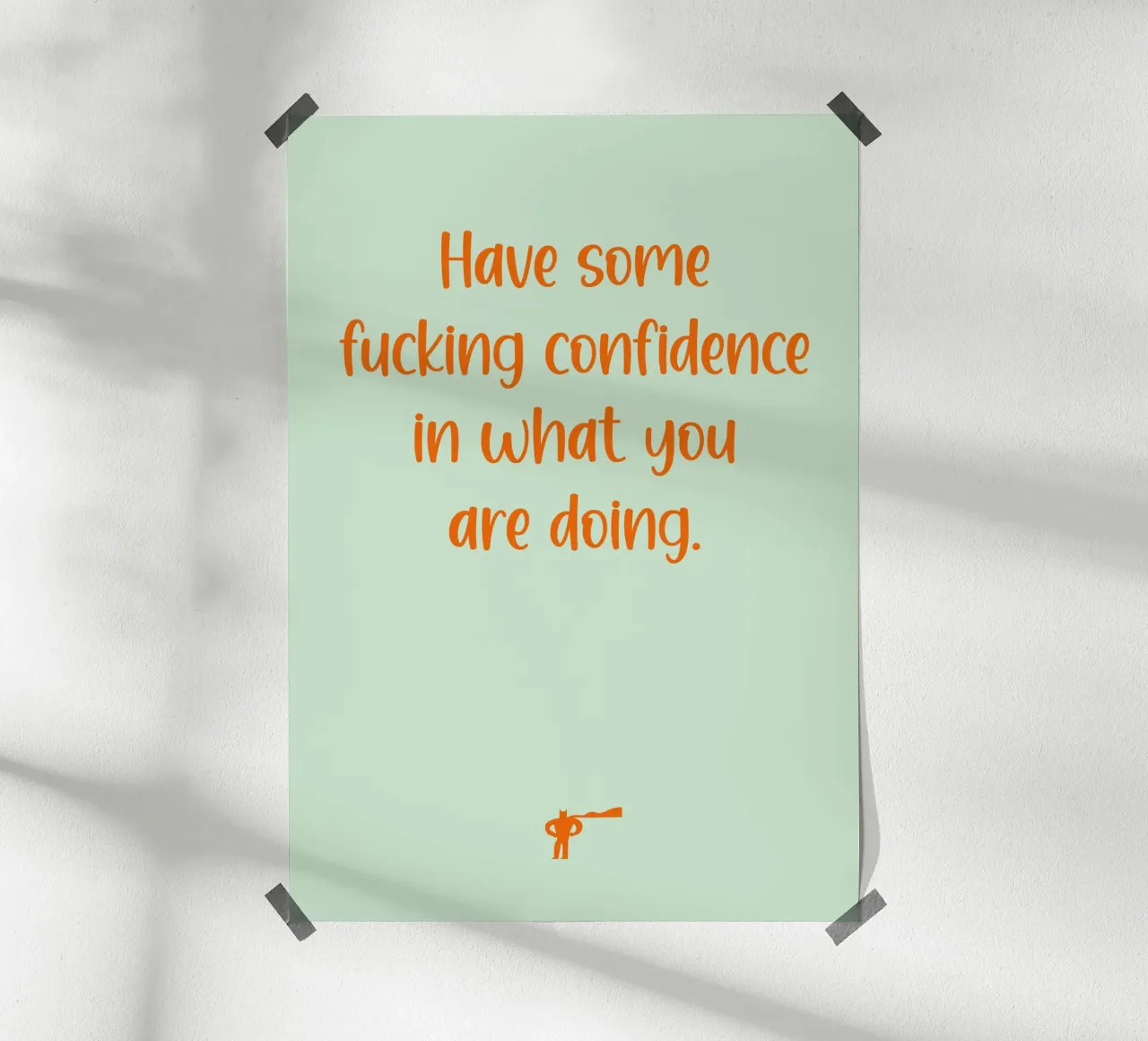 Confidence poster da Art Fart