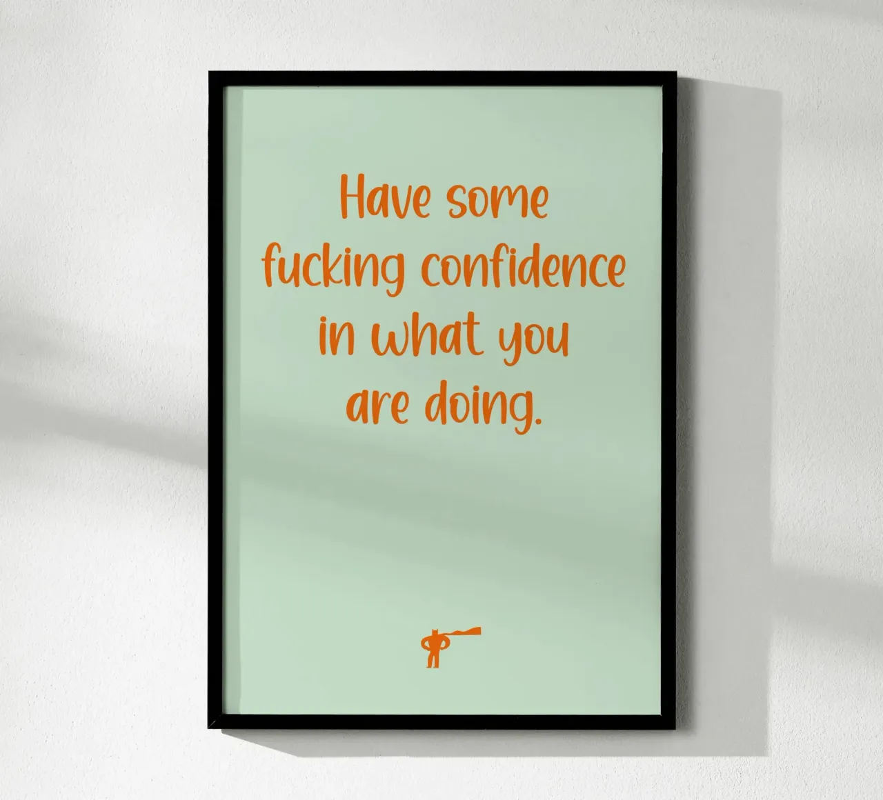 Confidence poster da Art Fart