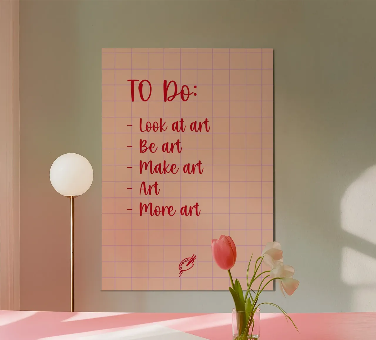 To Do List alluminio dibond da Art Fart