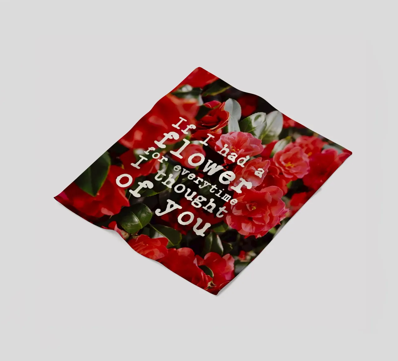 If I had a flower for everytime i though of you coperta in pile da pierosvisuals