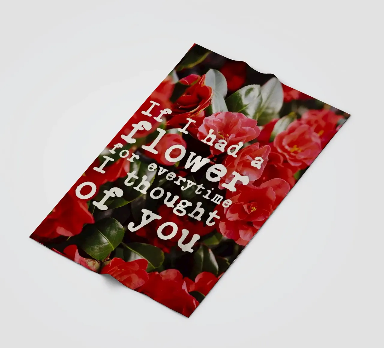 If I had a flower for everytime i though of you coperta in pile da pierosvisuals