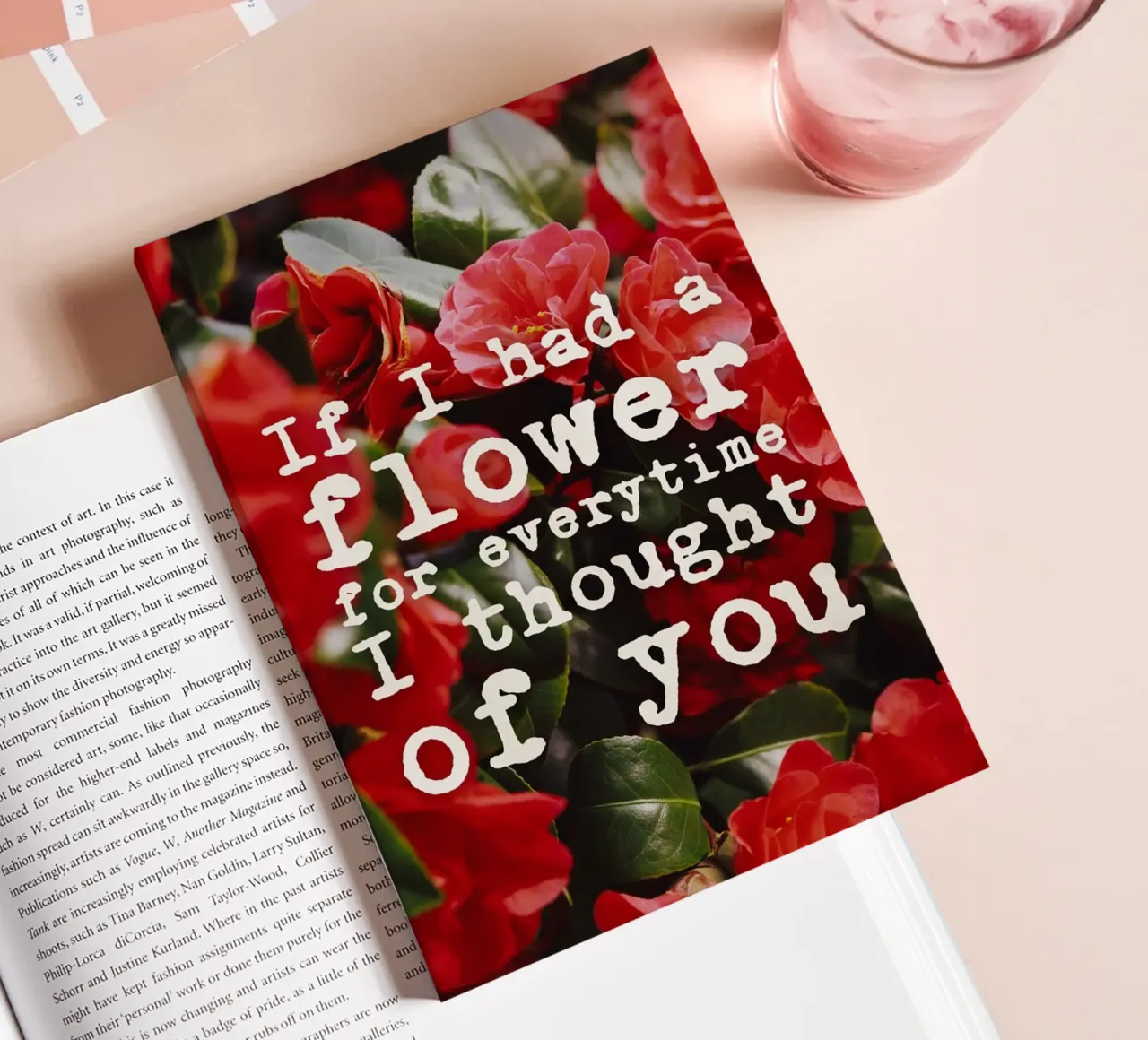 If I had a flower for everytime i though of you notebook by pierosvisuals