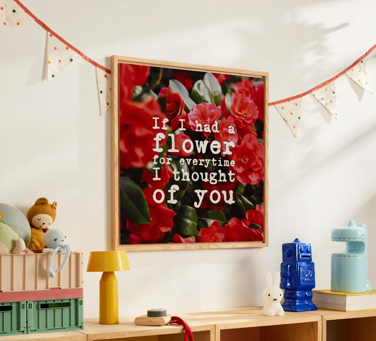 If I had a flower for everytime i though of you plexiglass da pierosvisuals