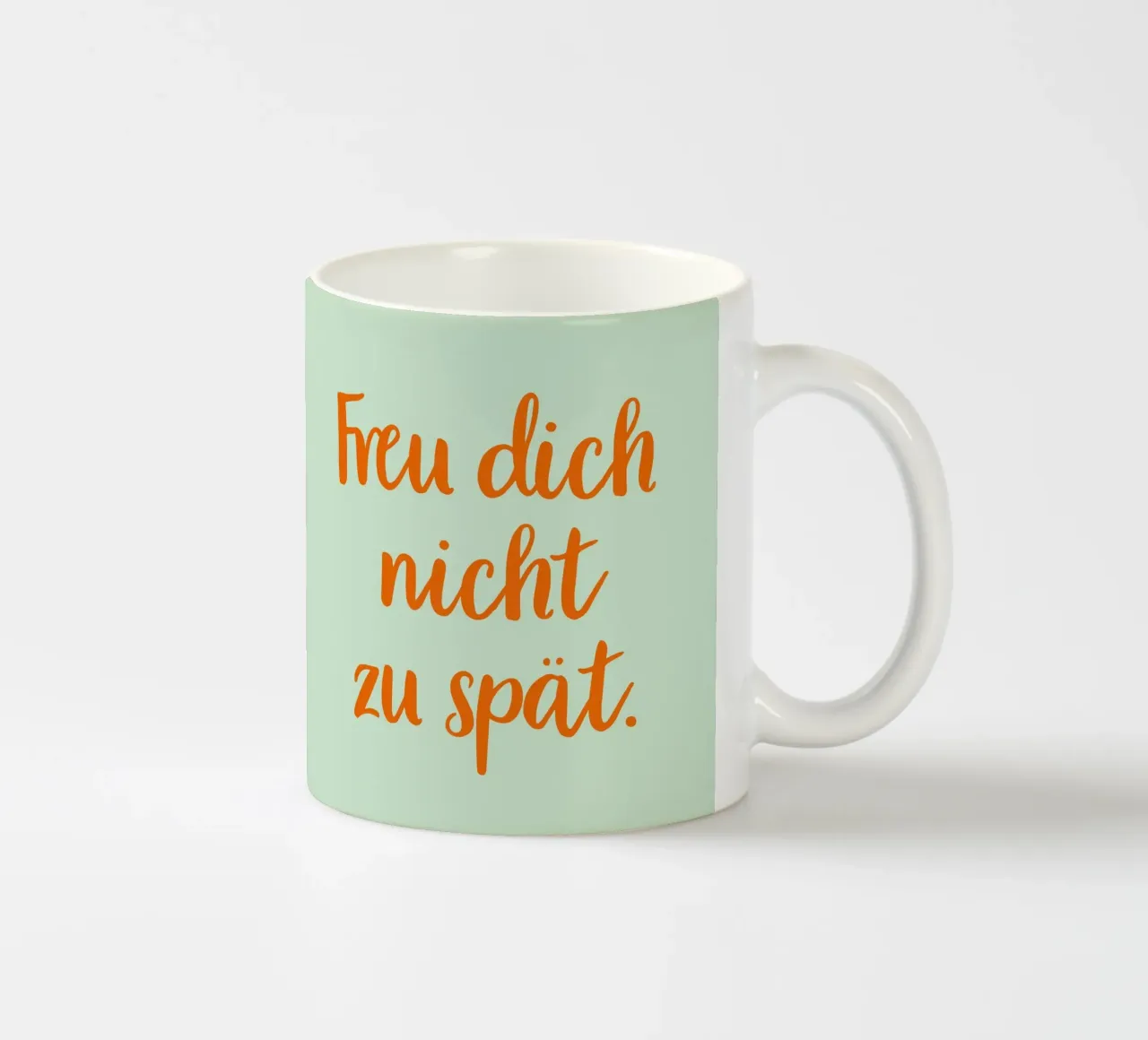 Freu dich nicht zu spät. 01 tazza in ceramica da Art Fart