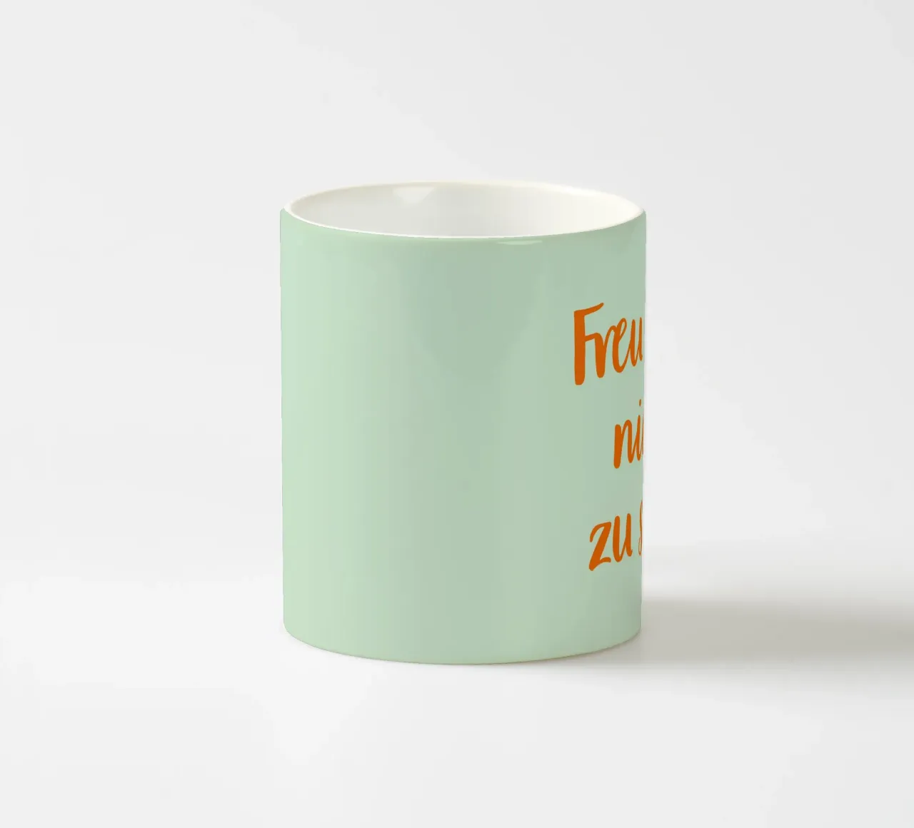 Freu dich nicht zu spät. 01 tazza in ceramica da Art Fart