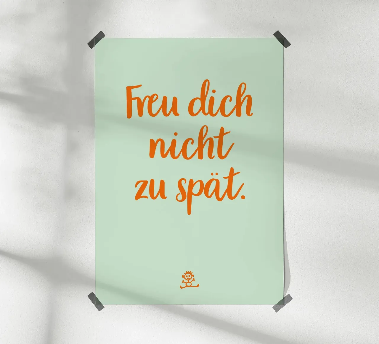 Freu dich nicht zu spät. 01 carta hahnemühle da Art Fart