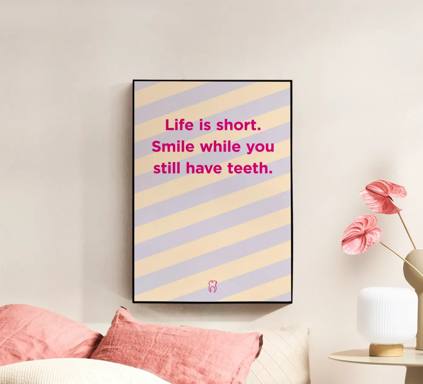 Smile. Acryl-Glas von Art Fart