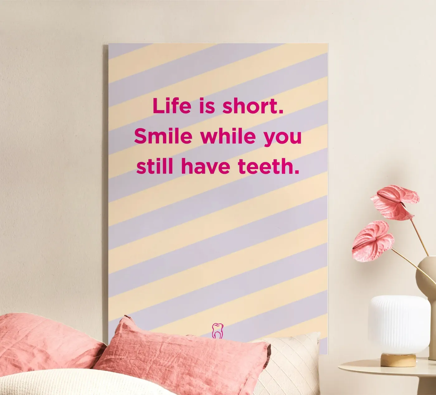 Smile. Acryl-Glas von Art Fart