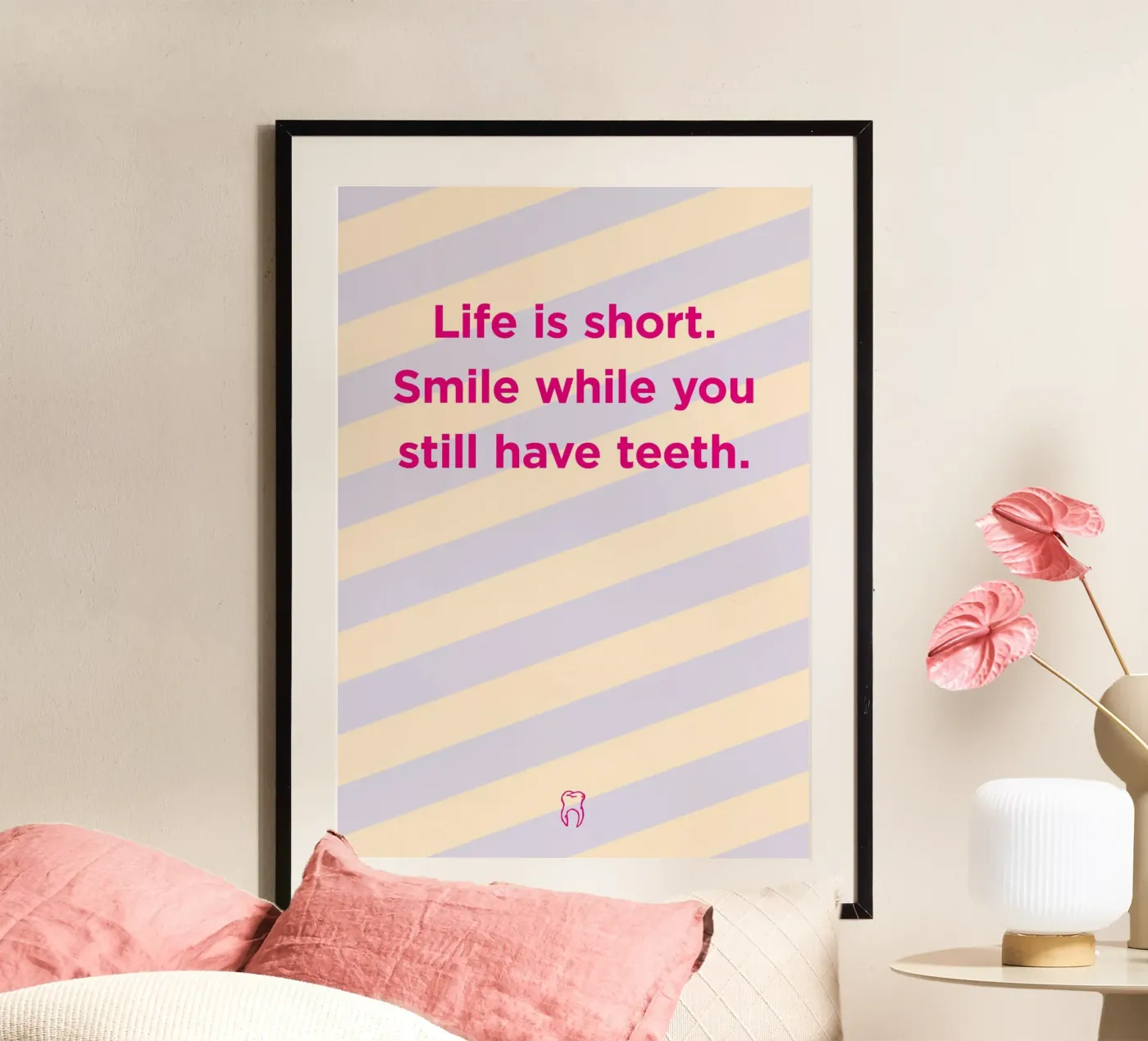 Smile. Poster von Art Fart