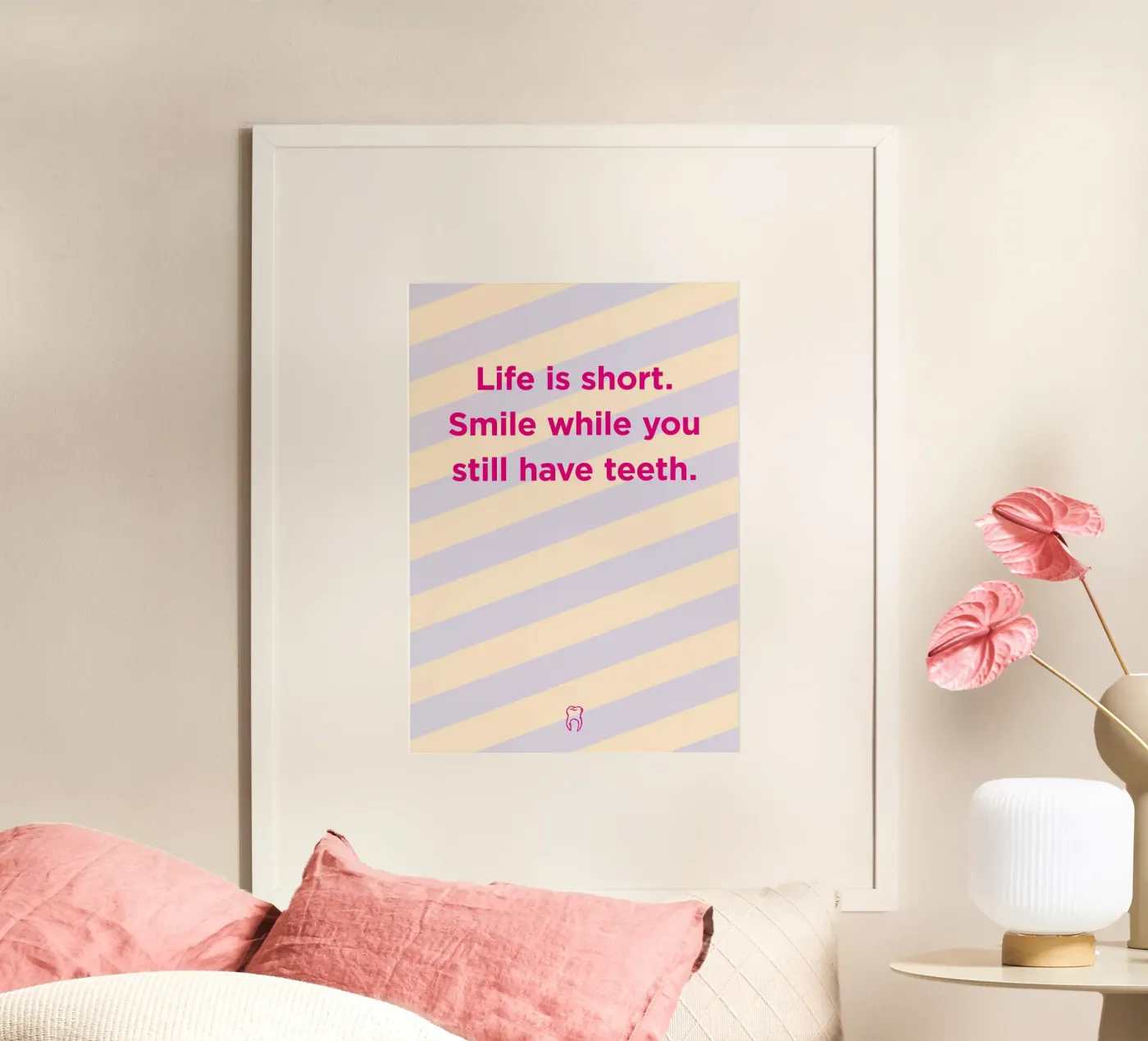 Smile. Poster von Art Fart