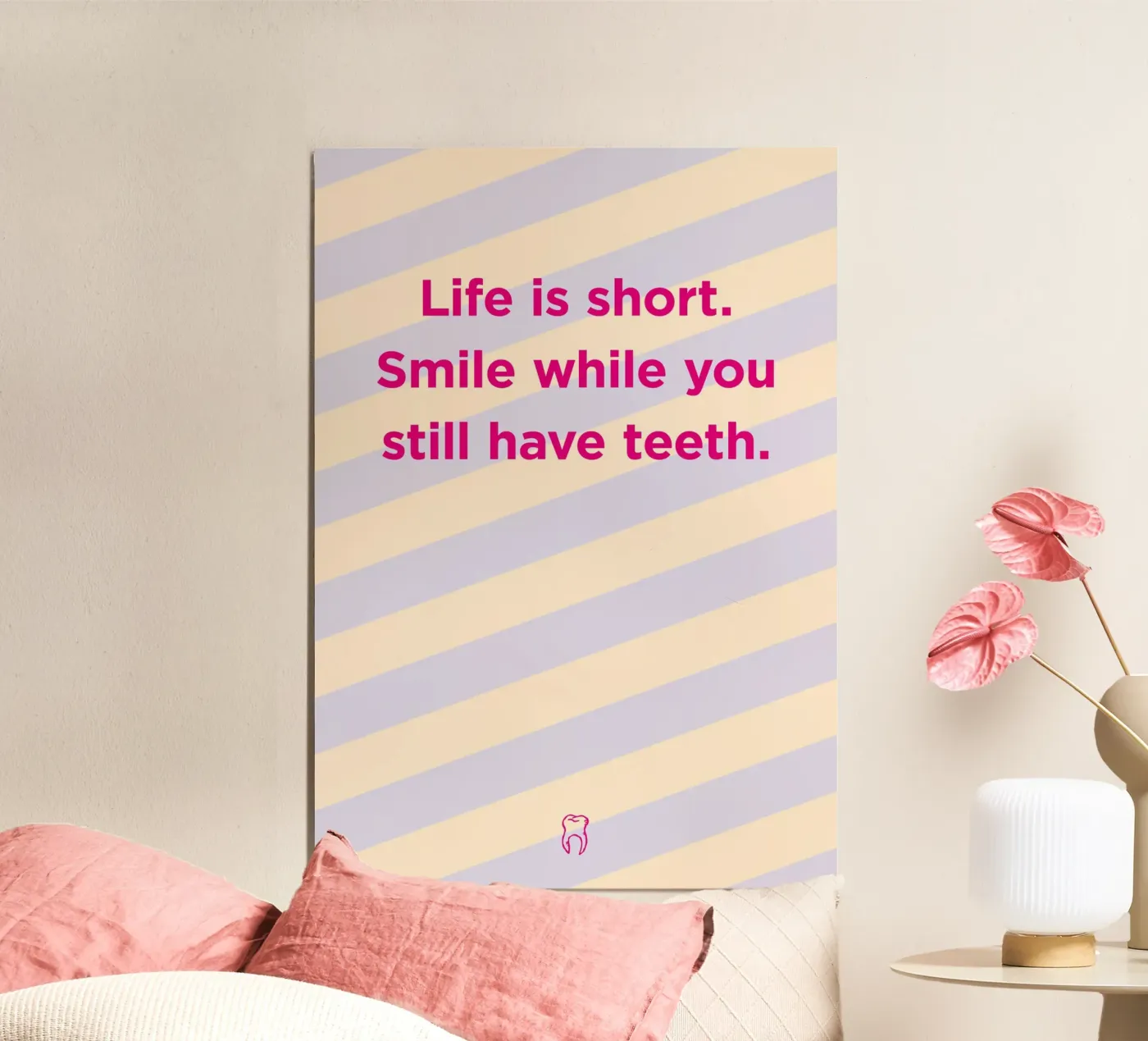Smile. Poster von Art Fart