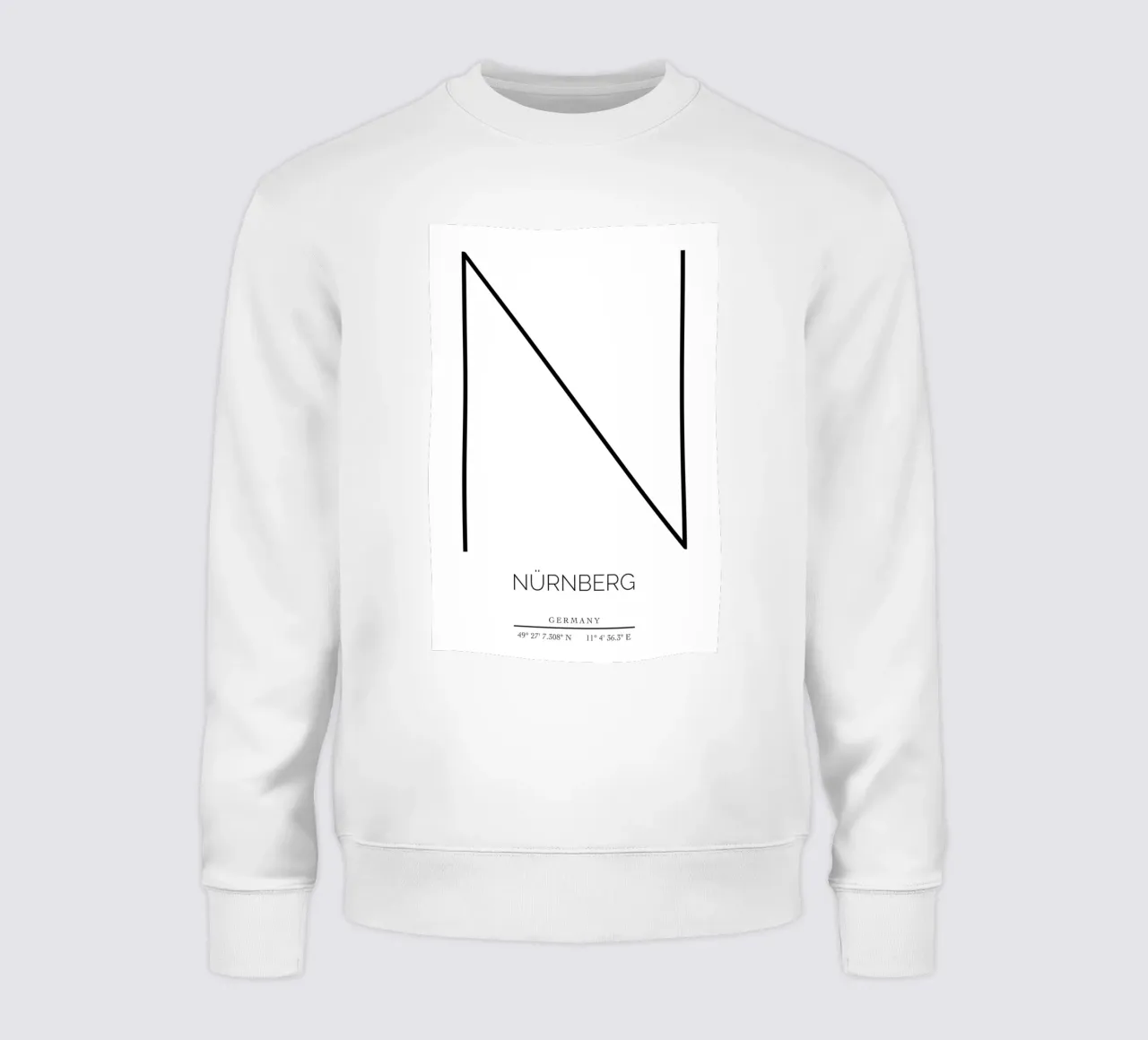 NÜRNBERG - white felpa da CityLights