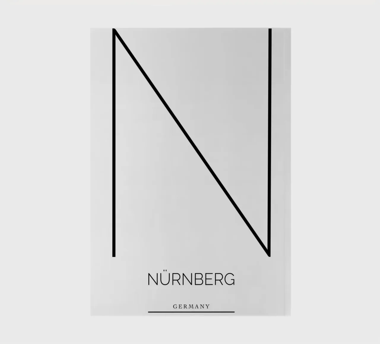 NÜRNBERG -  white notebook by CityLights