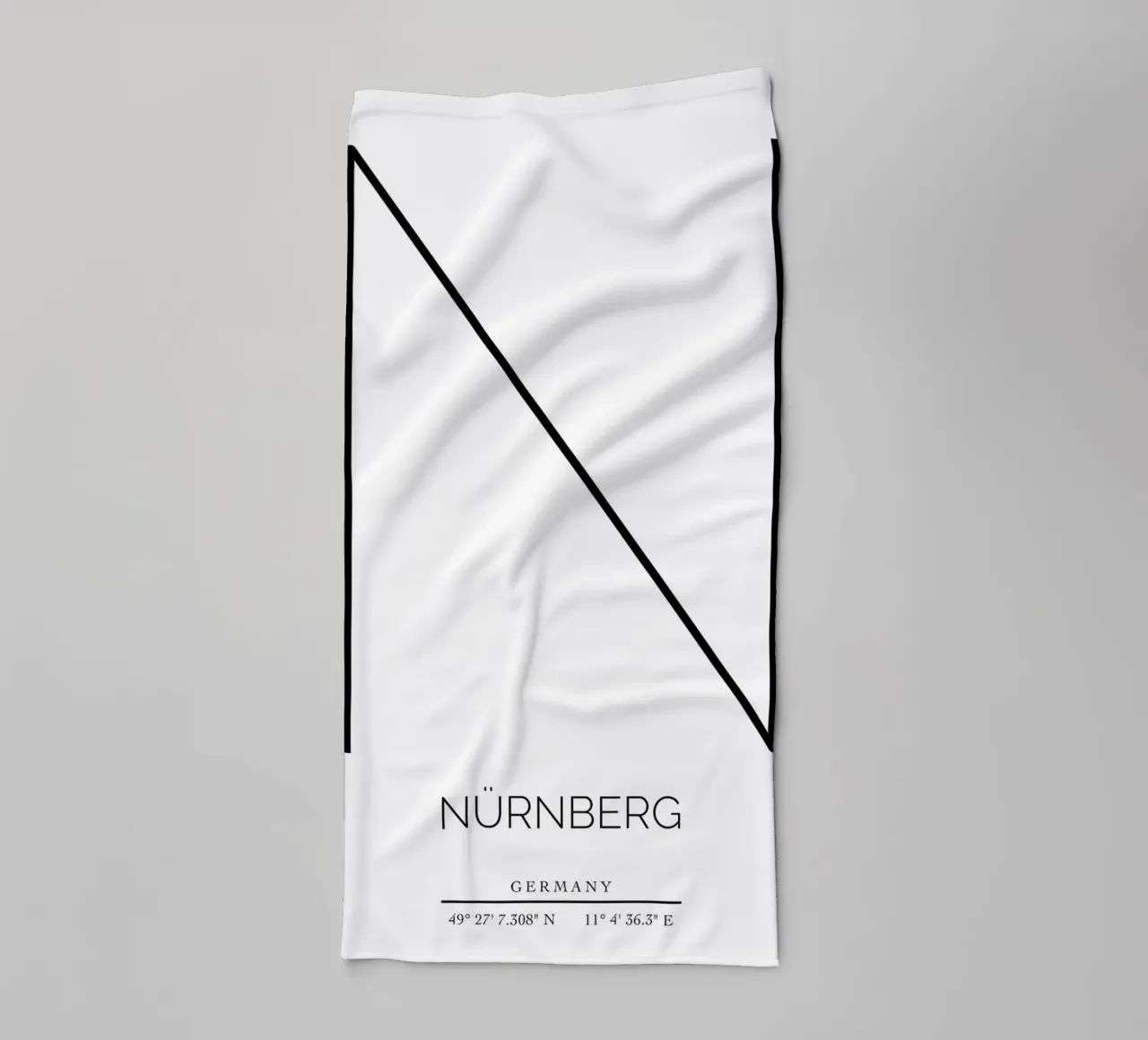 NÜRNBERG -  white asciugamano da bagno da CityLights