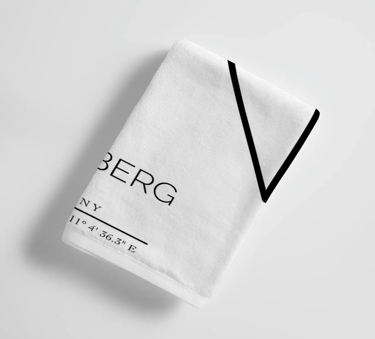 NÜRNBERG -  white asciugamano da bagno da CityLights